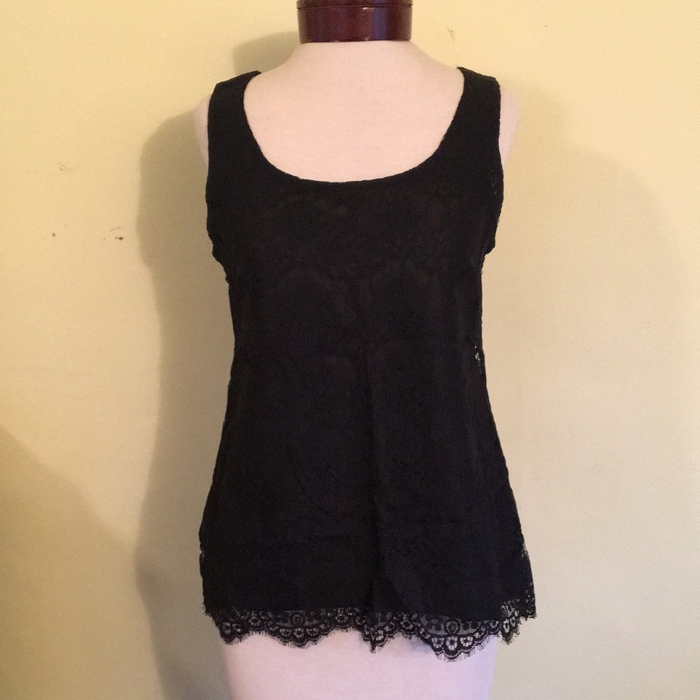 Black Lace Tank